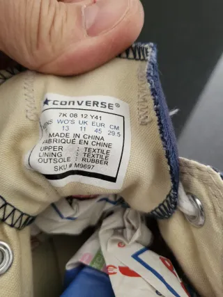 Converse Allstar Blu Scarpe Sportive N.45