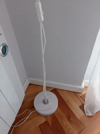 Lámpara de pie LED blanca 160cm