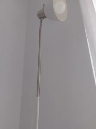 Lámpara de pie LED blanca 160cm