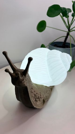 Snail Lamp – candeeiro decorativo formato caracol