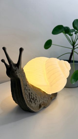 Snail Lamp – candeeiro decorativo formato caracol