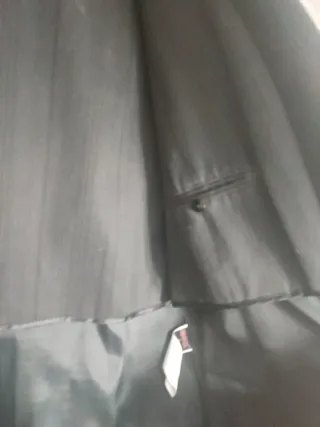 Elegante abrigo de paño para hombre