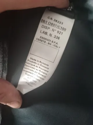 Elegante abrigo de paño para hombre