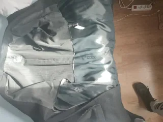 Elegante abrigo de paño para hombre