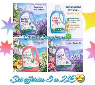 Set 3 Detersivi Liquidi Daily Wash