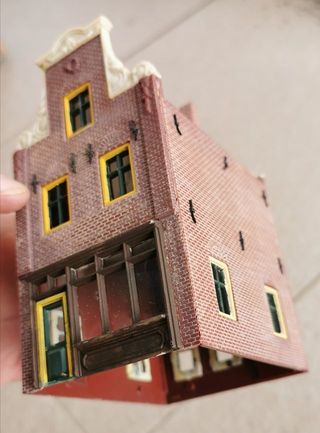 Maqueta Vintage edificio escala H0 tren eléctrico