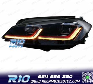 FAROS VOLKSWAGEN VW GOLF 7.5 17-19 FULL LED DINAMICOS LOOK G