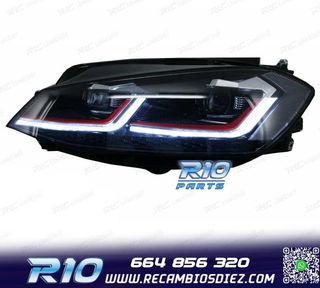 FAROS VOLKSWAGEN VW GOLF 7.5 17-19 FULL LED DINAMICOS LOOK G