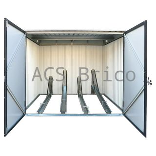 Caseta Metálica Guarda Bicicletas 202x196x140 cm - Duramax