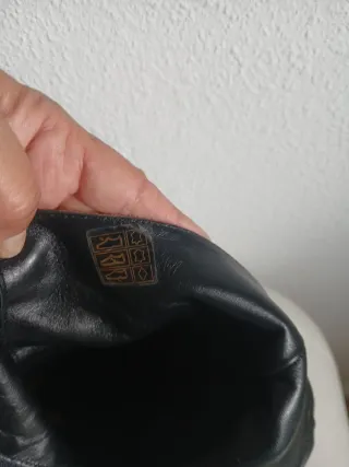 Botines Audly London Piel y Ante Talla 38