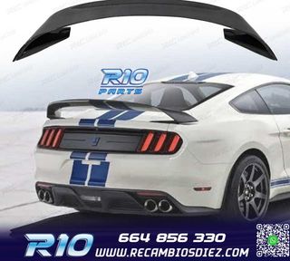ALERON SPOILER FORD MUSTANG 15-17 LOOK GT350 CARBONO