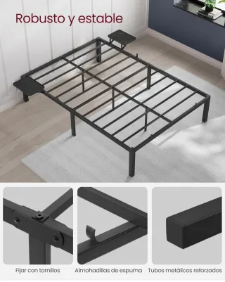 Somier/cama 140x190 matrimonio/matrimonial/doble