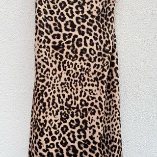 Vestito lungo Bershka fantasia leopardata