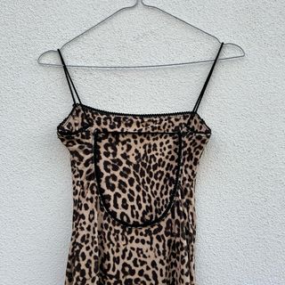 Vestito lungo Bershka fantasia leopardata