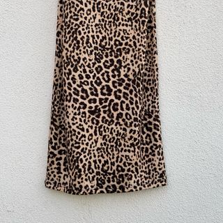 Vestito lungo Bershka fantasia leopardata