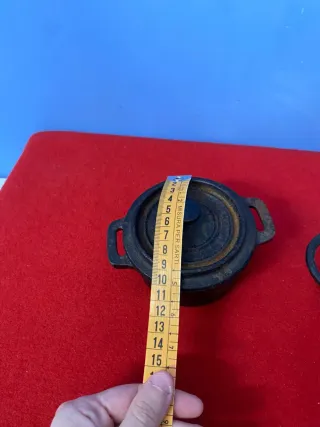 Set 2 Pentole Ghisa Coperchio