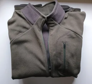 Sudadera Quechua verde y marrón