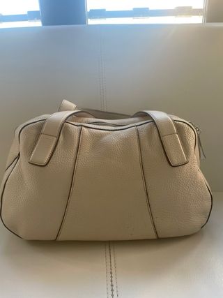 Bolso Cromia Piel Crudo Beige