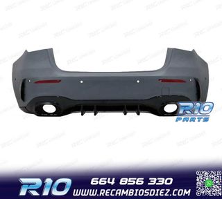 PARAGOLPES TRASERO MERCEDES CLASE A W177 LOOK A35 + COLAS E