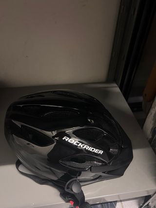 Casco de bicicleta Rockrider negro