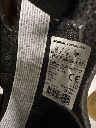 Casco de bicicleta Rockrider negro