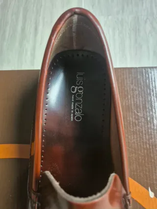Mocasines Luis Gonzalo Marrón Talla 40