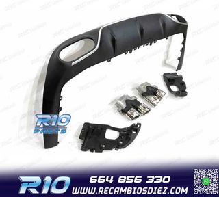 DIFUSOR MERCEDES W213 COUPE C238 LOOK E53 + COLAS ESCAPE NE