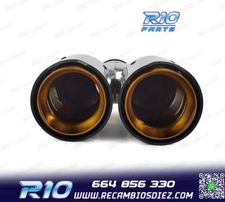 COLAS ESCAPE BMW LOOK M PERFORMANCE DORADO CARBONO