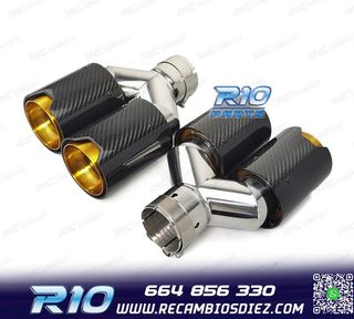 COLAS ESCAPE BMW LOOK M PERFORMANCE DORADO CARBONO