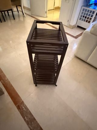 Auxiliar Camarera Madera Marrón