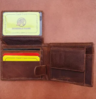 Cartera Billetera de cuero