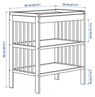 Cambiador Bebé IKEA Blanco