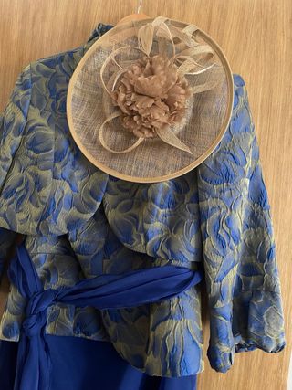 Traje Madrina Sonia Peña Talla 48