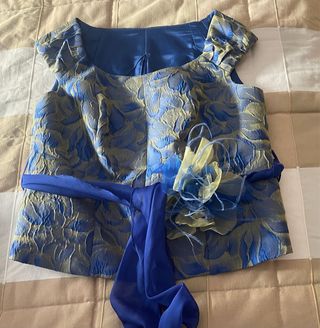 Traje Madrina Sonia Peña Talla 48