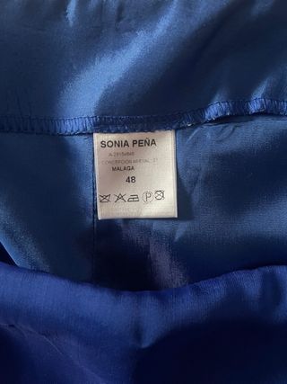 Traje Madrina Sonia Peña Talla 48