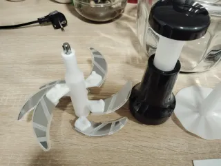 Procesadora de alimentos con accesorios