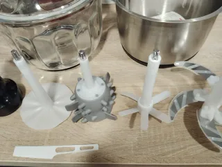 Procesadora de alimentos con accesorios