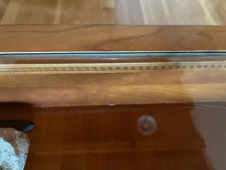 Mesa centro madera y cristal