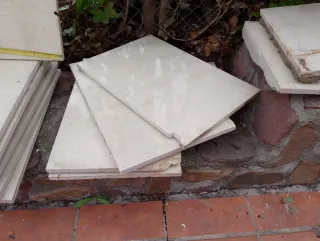 12 Placas de mármol 60x40