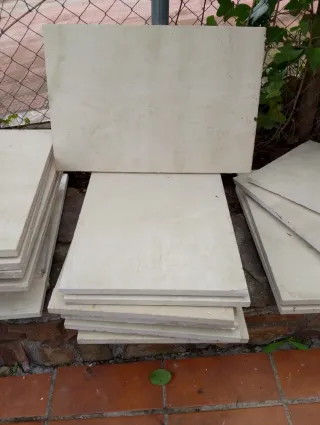 12 Placas de mármol 60x40