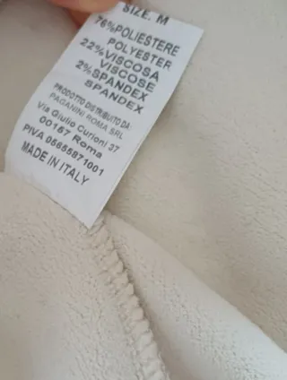 Felpa Black Rags panna taglia M