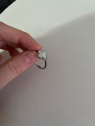 Set gioielli quadrifoglio argento bianco