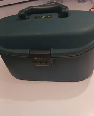 Beauty case vintage Samsonite verde