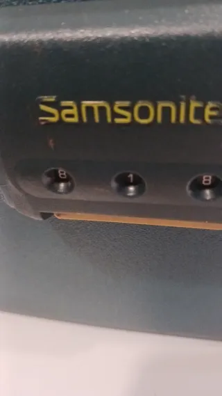 Beauty case vintage Samsonite verde