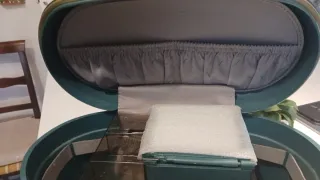 Beauty case vintage Samsonite verde