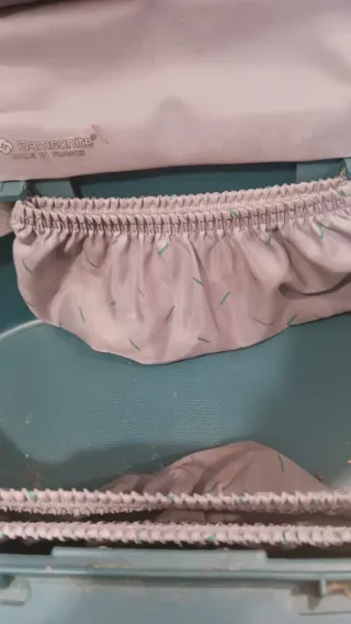 Beauty case vintage Samsonite verde