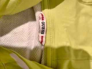 Felpa Guess con cappuccio verde taglia S/M