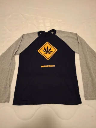 Camiseta High Air Quality hoja marihuana