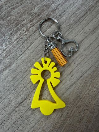 Llaveros pendientes imanes Virgen del Pilar 3D