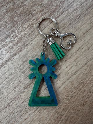 Llaveros pendientes imanes Virgen del Pilar 3D